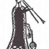 Click para ampliar. Dama aulista, vaso de Llíria